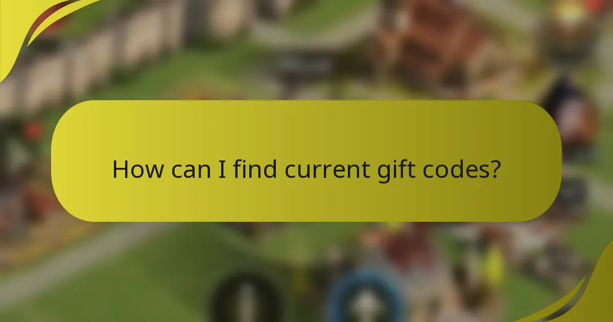 How can I find current gift codes?